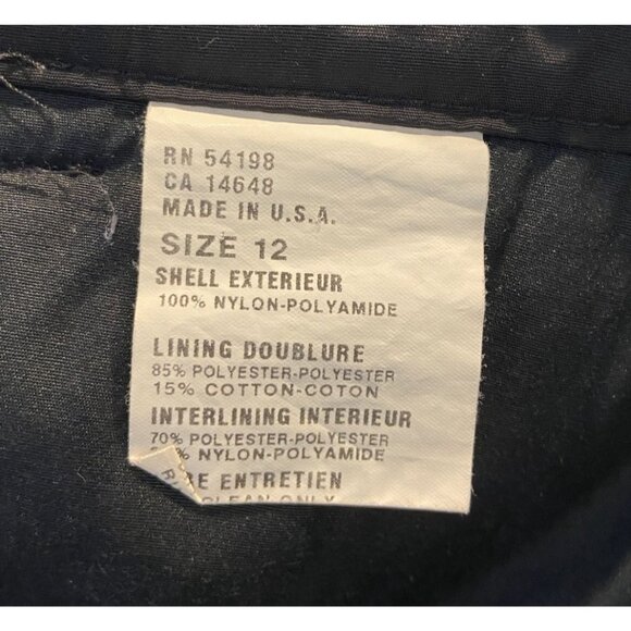 Bogner Ski Snow Pants Straight Leg Made in USA Nylon Black Size 12 - Picture 4 of 5